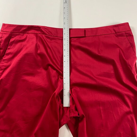 NWOT Talbots Shorts Women's Size 24W Red Plus Size Cotton Spandex Stretch - Picture 8 of 12